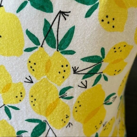 Summer Lemon Print V-Neck & Back Tank - Picture 6 of 6